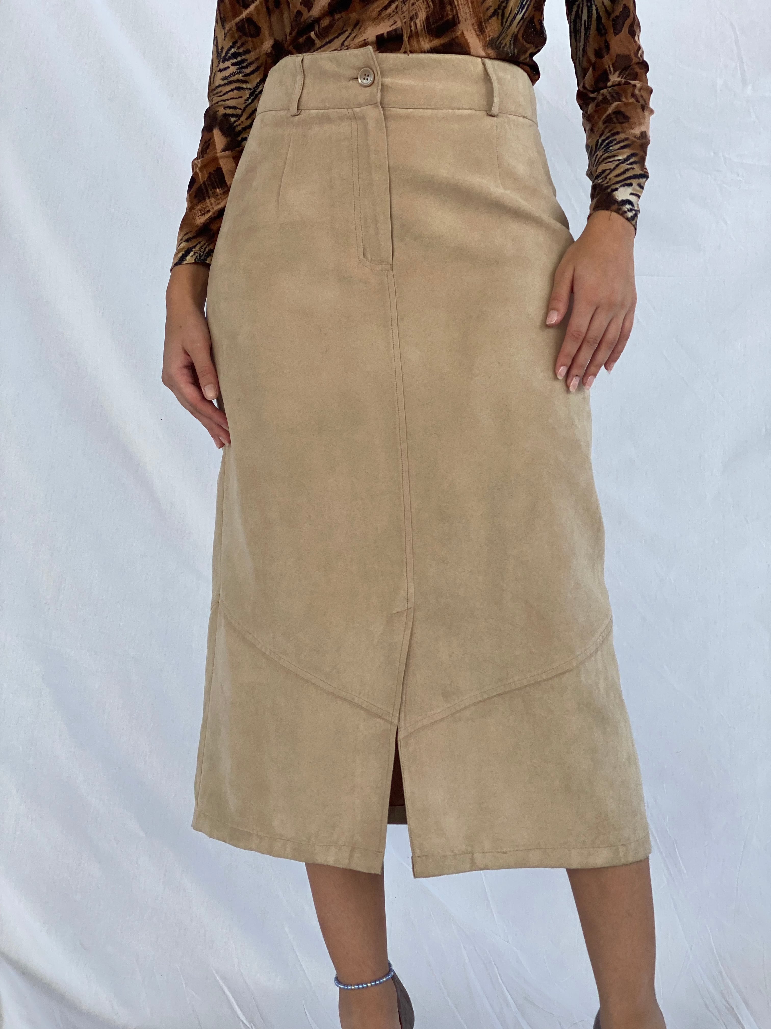 Vintage Jensen Midi Skirt - Balagan Vintage Midi Skirt 00s, 80s, 90s, midi skirt, outerwear, skirt, vintage, women, women skirt