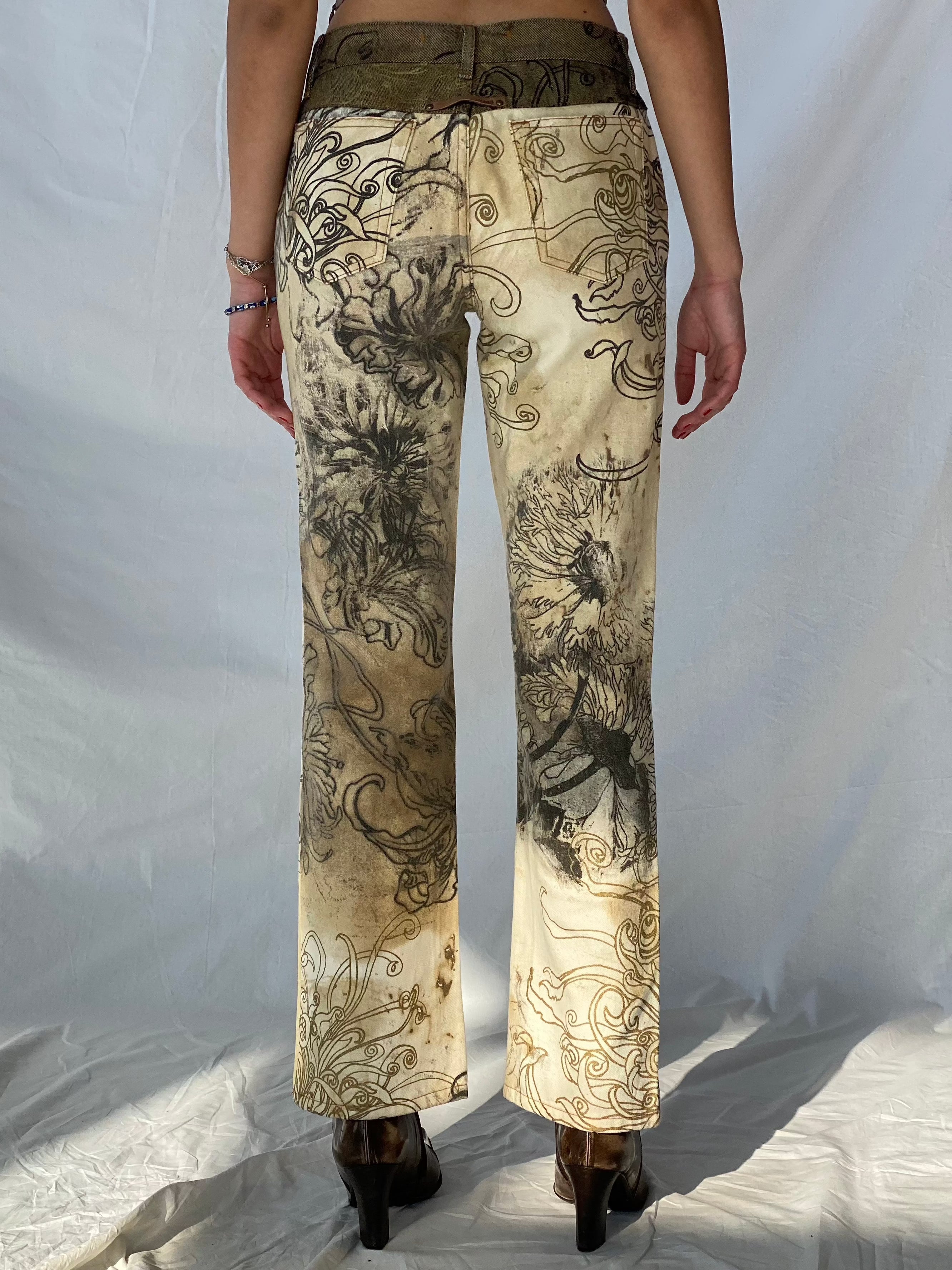 Jeans sales roberto cavalli