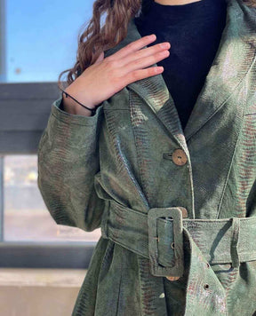 Vintage Genuine Leather Coat - Balagan Vintage