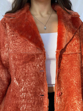 Vintage Jacket With Faux Fur Lining - Balagan Vintage