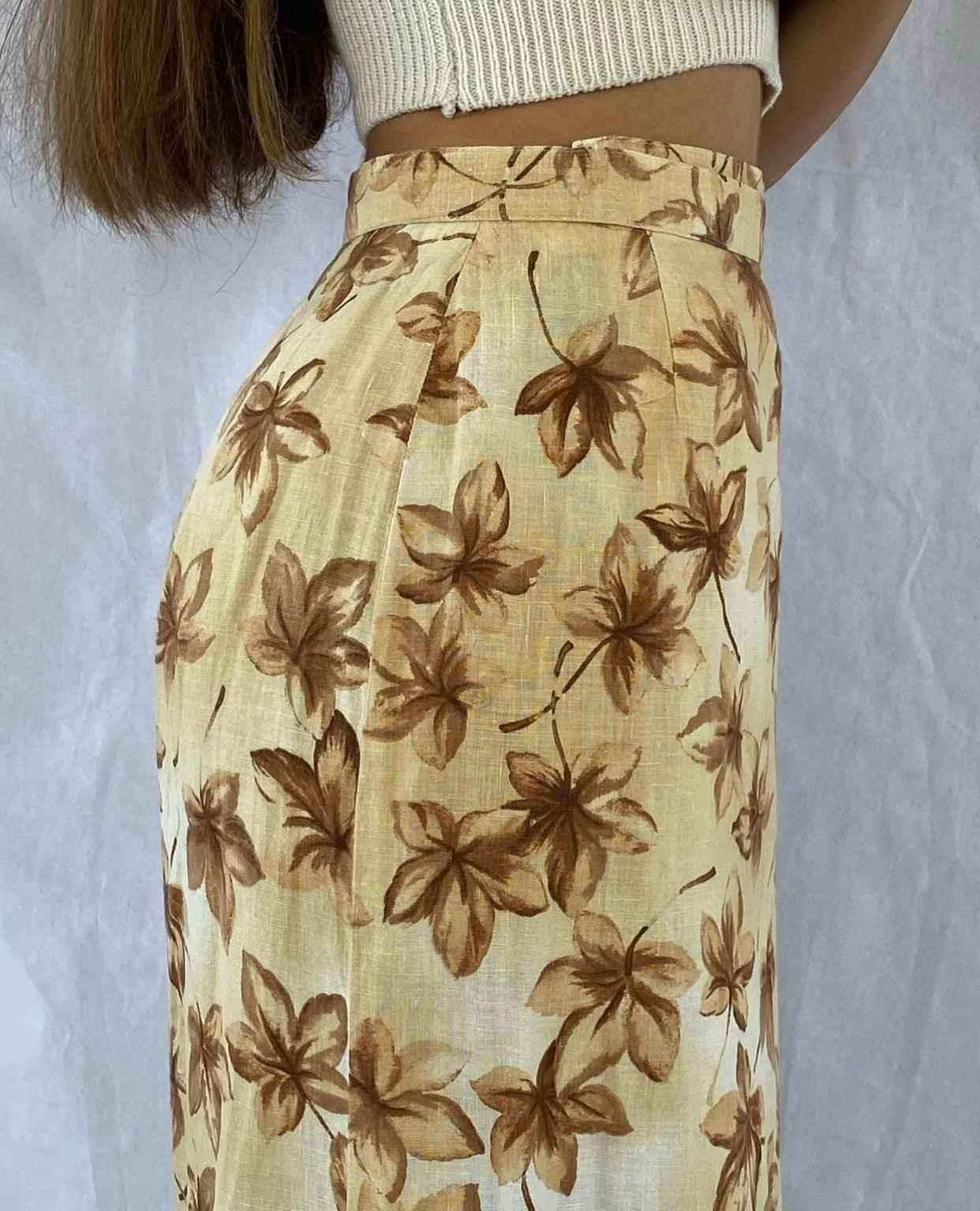 Vintage clearance floral skirt