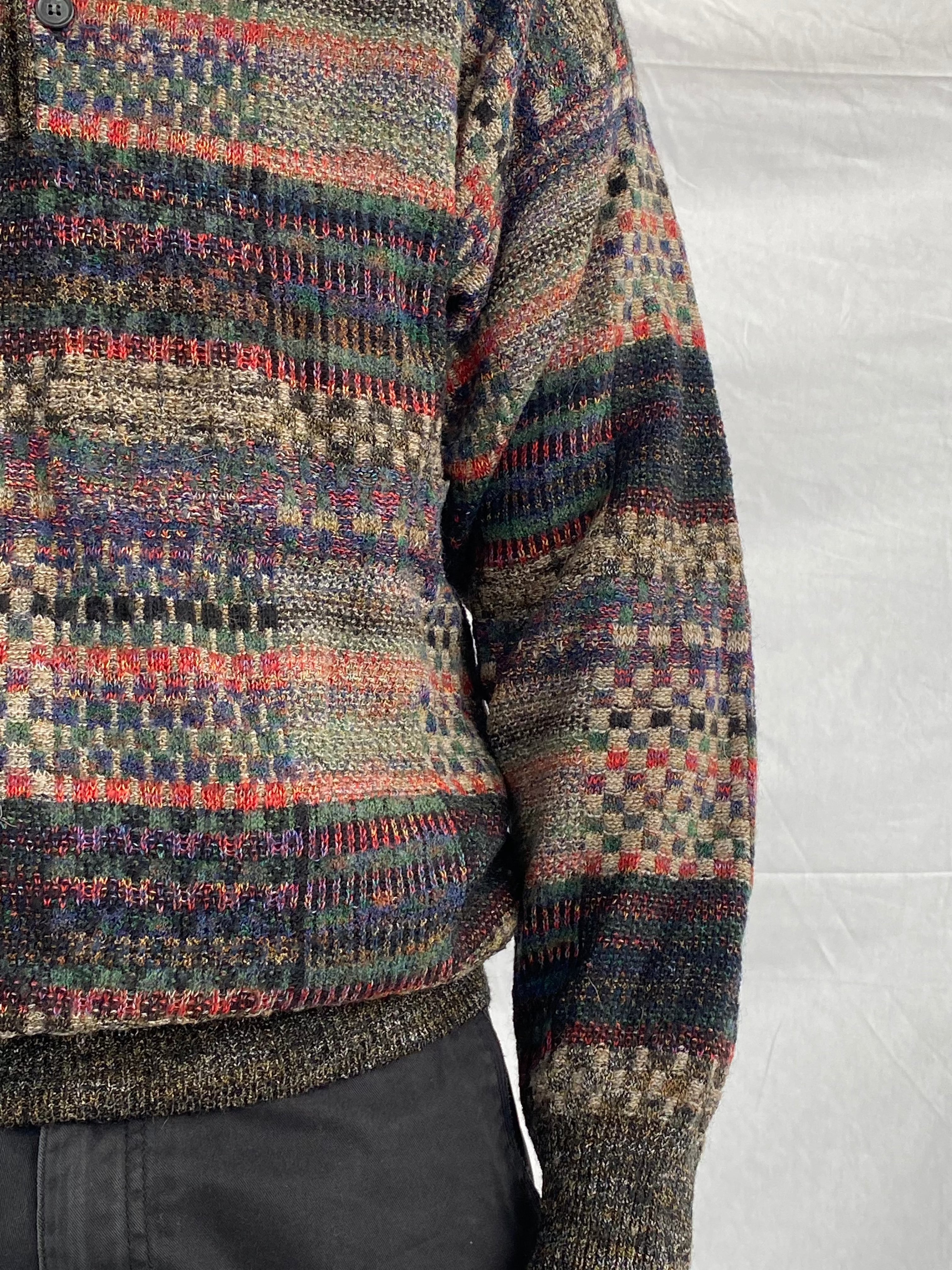 Vintage PROMAN Knitted Sweater - Balagan Vintage Sweater 00s, 90s, knitted, knitted sweater, men, outerwear, printed sweater, streetwear, vintage, vintage sweater, winter