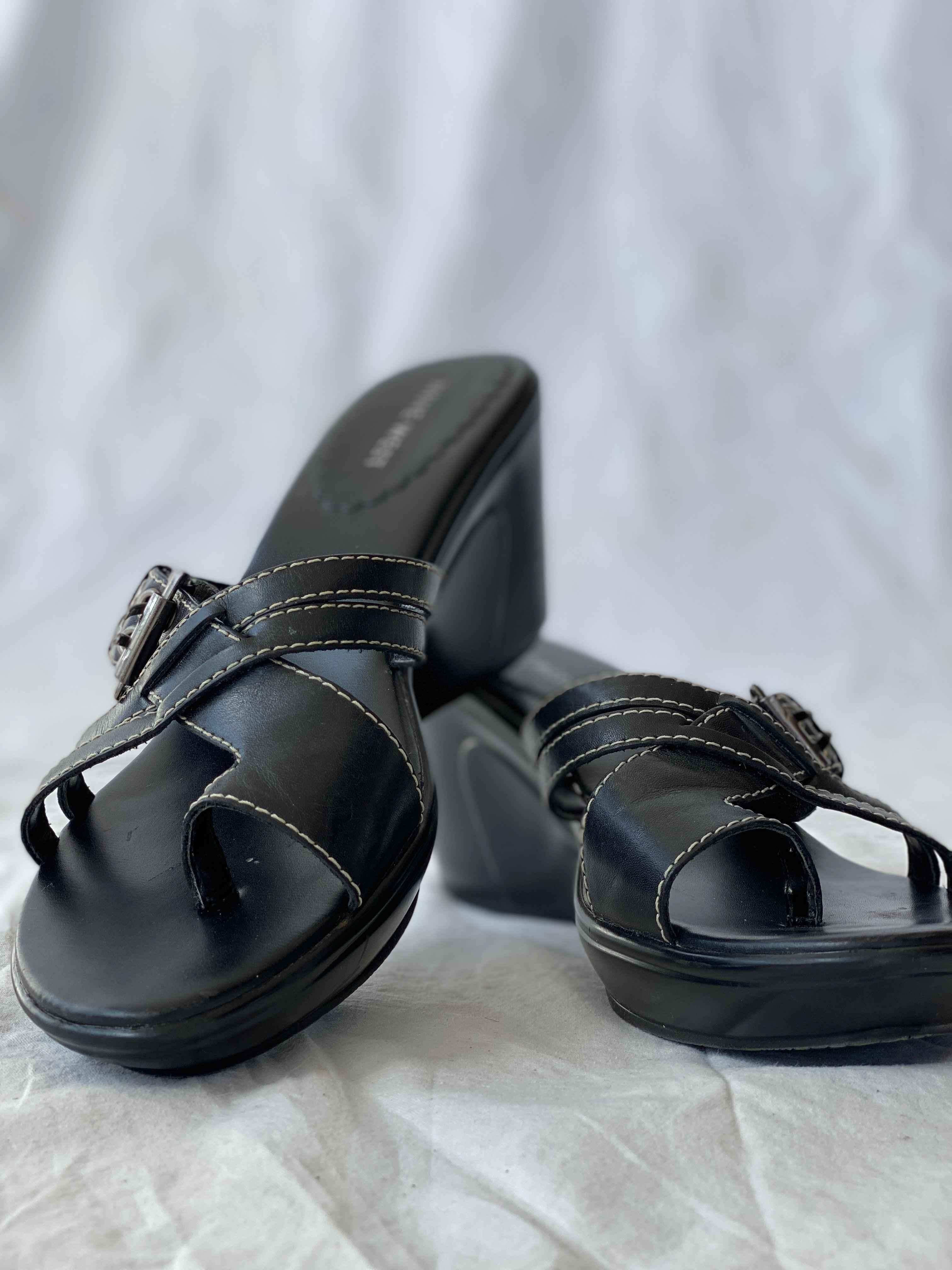 Vintage 90s Nine West Wedge Sandals - Balagan Vintage Sandals Nine West, sandals, shoes