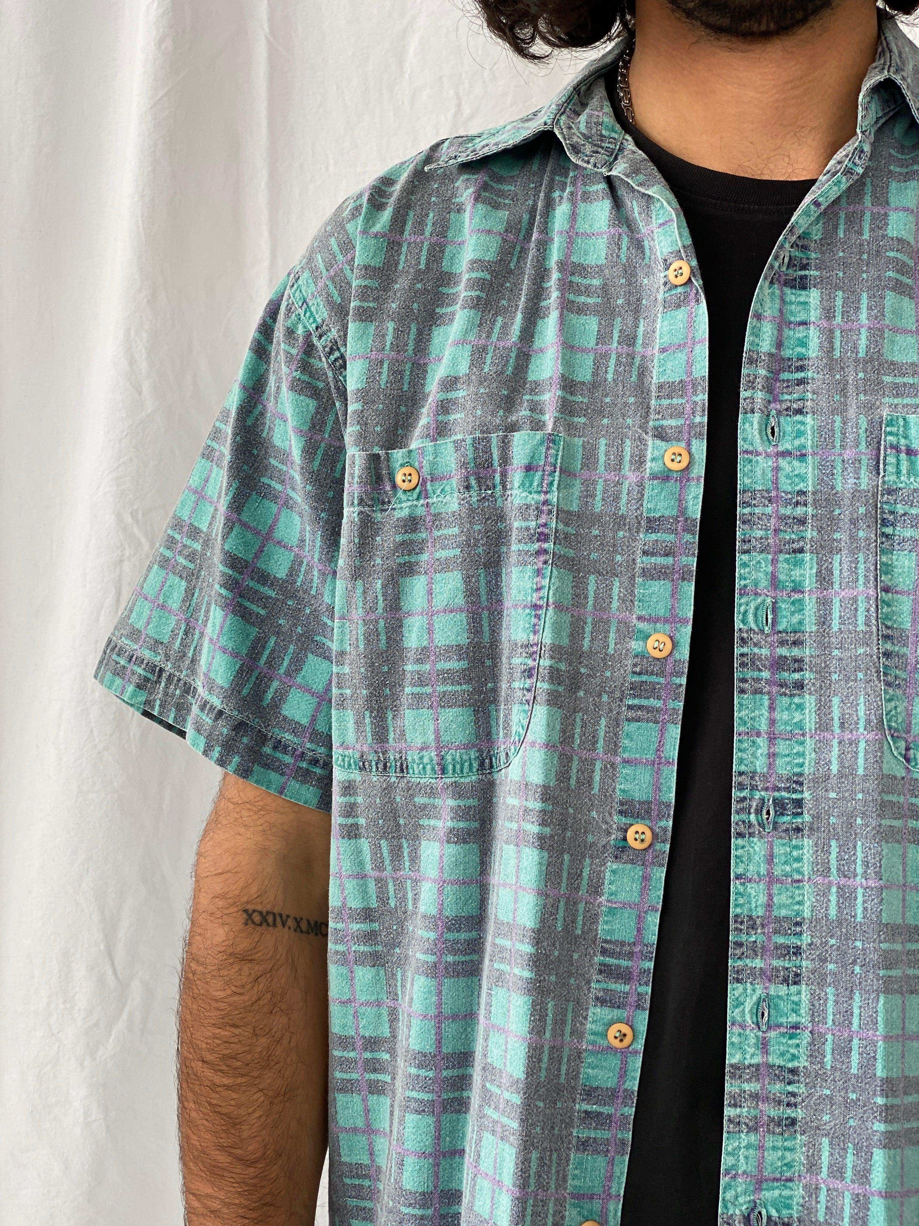 Vintage Next Original Printed Shirt - Balagan Vintage Half Sleeve Shirt 90s, half sleeve shirt, men, printed shirt