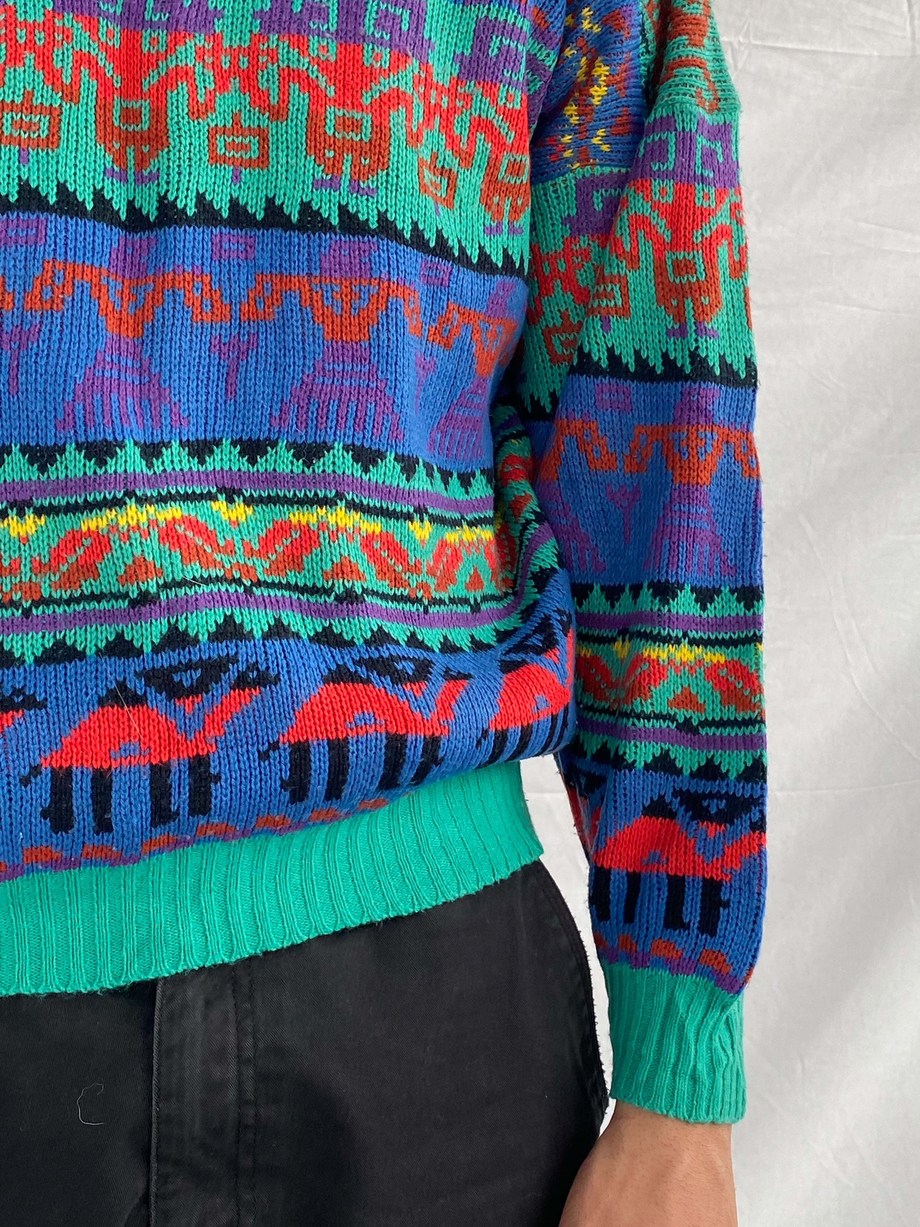 Vintage Knitted Sweater - Balagan Vintage Sweater 90s, knitted, knitted sweater, men, outerwear