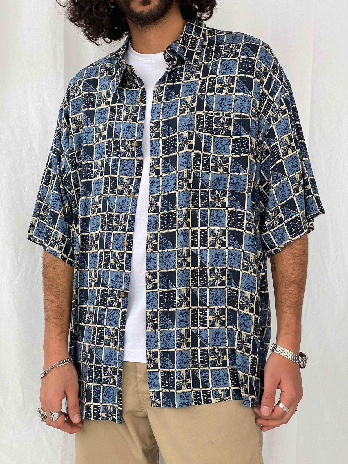 Vintage Puritan Printed Shirt - Balagan Vintage