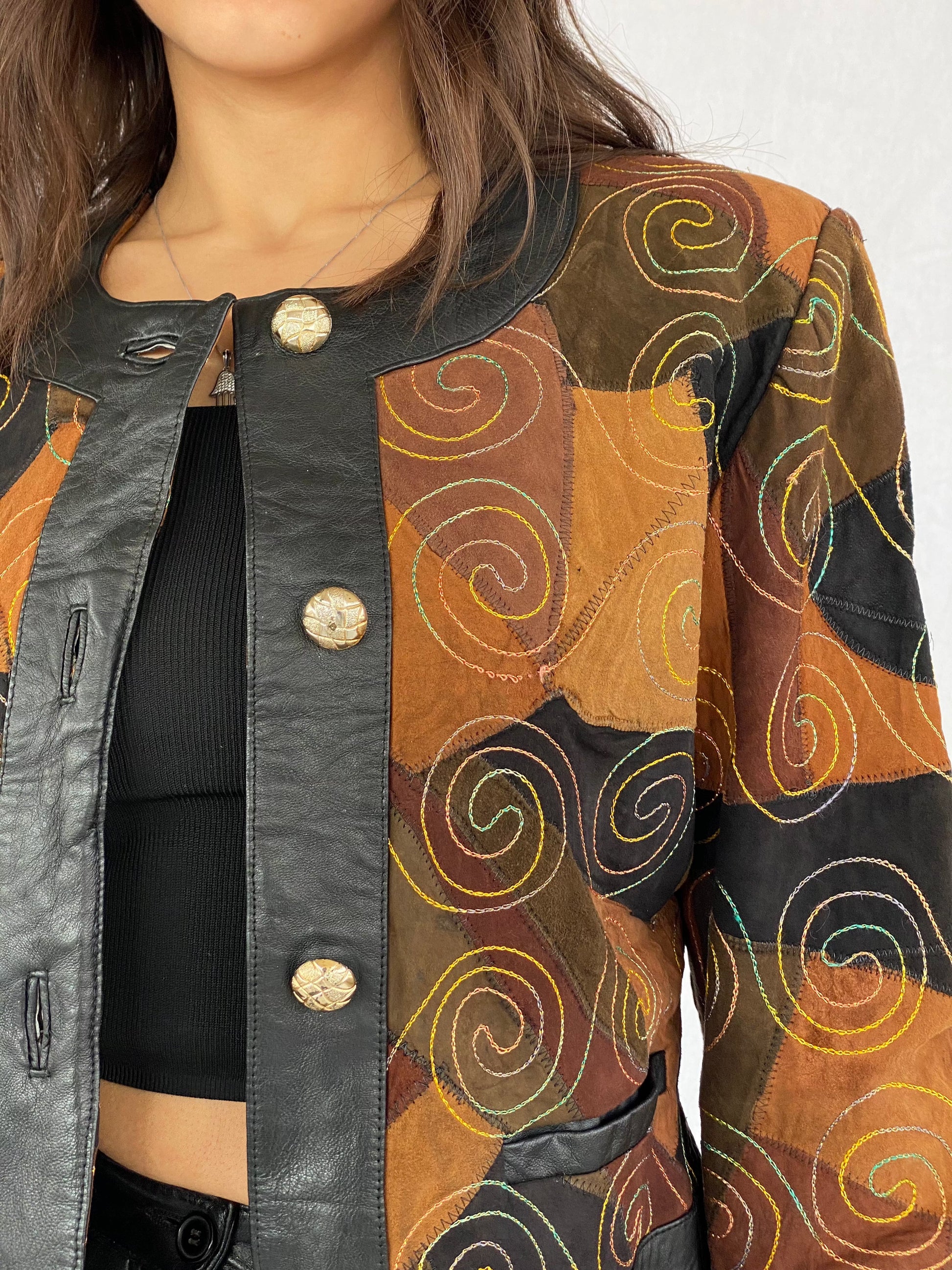 Vintage 80s GIORGIO MOBIANI Leather Jacket - Balagan Vintage Leather Jacket 80s, 90s, Coats&Jackets, Deals, genuine leather, genuine leather jacket, leather, leather jacket, vintage, vintage jacket, Women's Leather Jackets