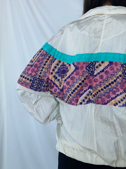 Vintage A.K.I.T.A Wear Windbreaker Jacket - Balagan Vintage Windbreaker Jacket 90s, Coats&Jackets, jacket, nylon, outerwear, vintage, windbreaker, windbreaker jacket, Women's Windbreaker Jackets