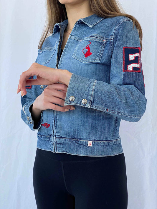 Vintage Baby Phat Denim Jacket - Balagan Vintage Denim Jacket 00s, baby phat, Coats&Jackets, denim, denim jacket, Mira, Women's Denim Jackets