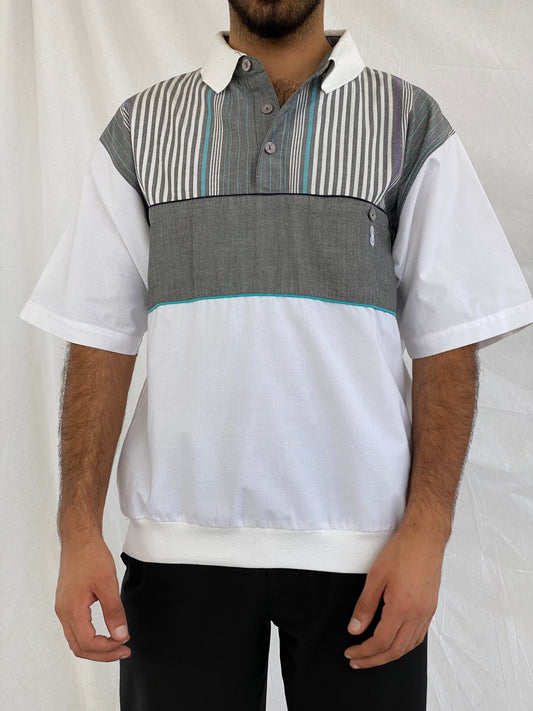 Vintage Bill Blass Menswear Top - Balagan Vintage Half Sleeve Top Deals, formal, golf top, half sleeve shirt, men, men top, streetwear, top, vintage