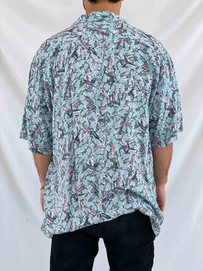 Vintage CHASER Printed Shirt - Balagan Vintage Half Sleeve Shirt crazy print, Deals, half sleeve shirt, men, mens shirt, oversized, oversized shirt, printed shirt, retro, shirt, streetwear, summer, techno, techno wear, unisex