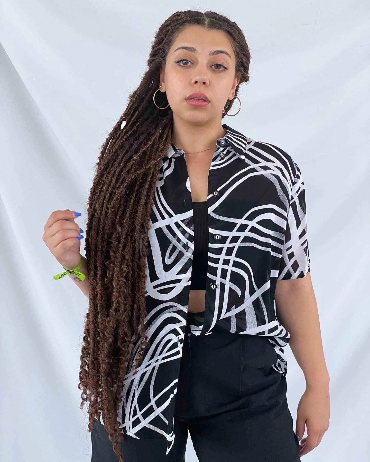 Vintage Création Atelier GP Sheer Shirt - Balagan Vintage Sheer Shirt Deals, sheer, sheer shirt, shirt