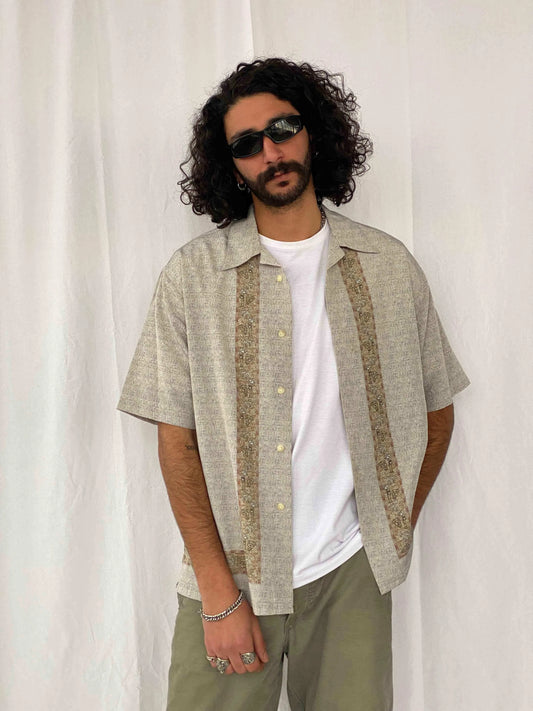 Vintage Cubavera Shirt - Balagan Vintage Half Sleeve Shirt 90s, half sleeve shirt, men