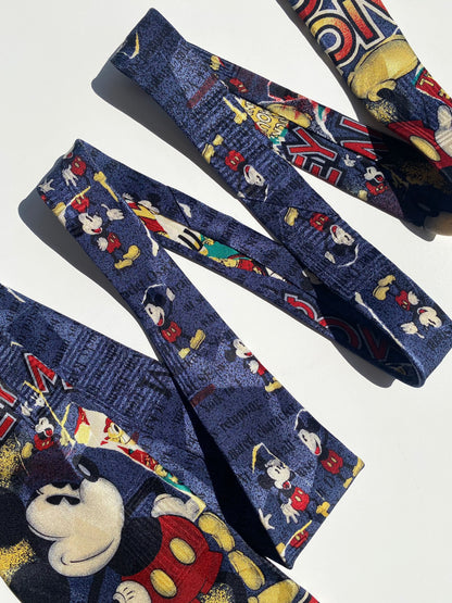 Vintage Disney Silk Micky Mouse Tie - Balagan Vintage Ties crazy print, graphic, graphic ties, printed ties, tie, vintage, vintage ties