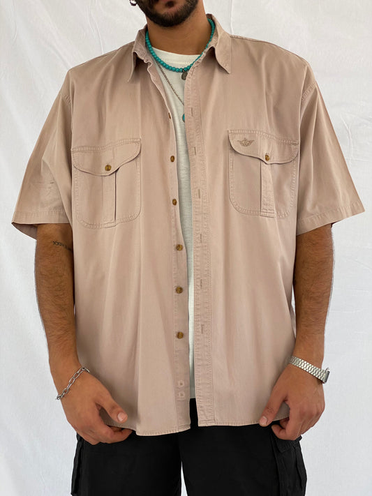 Vintage Docker’s by Levi’s Shirt - Balagan Vintage Half Sleeve Shirt 90s, half sleeve shirt, levis, men, Saif, shirt