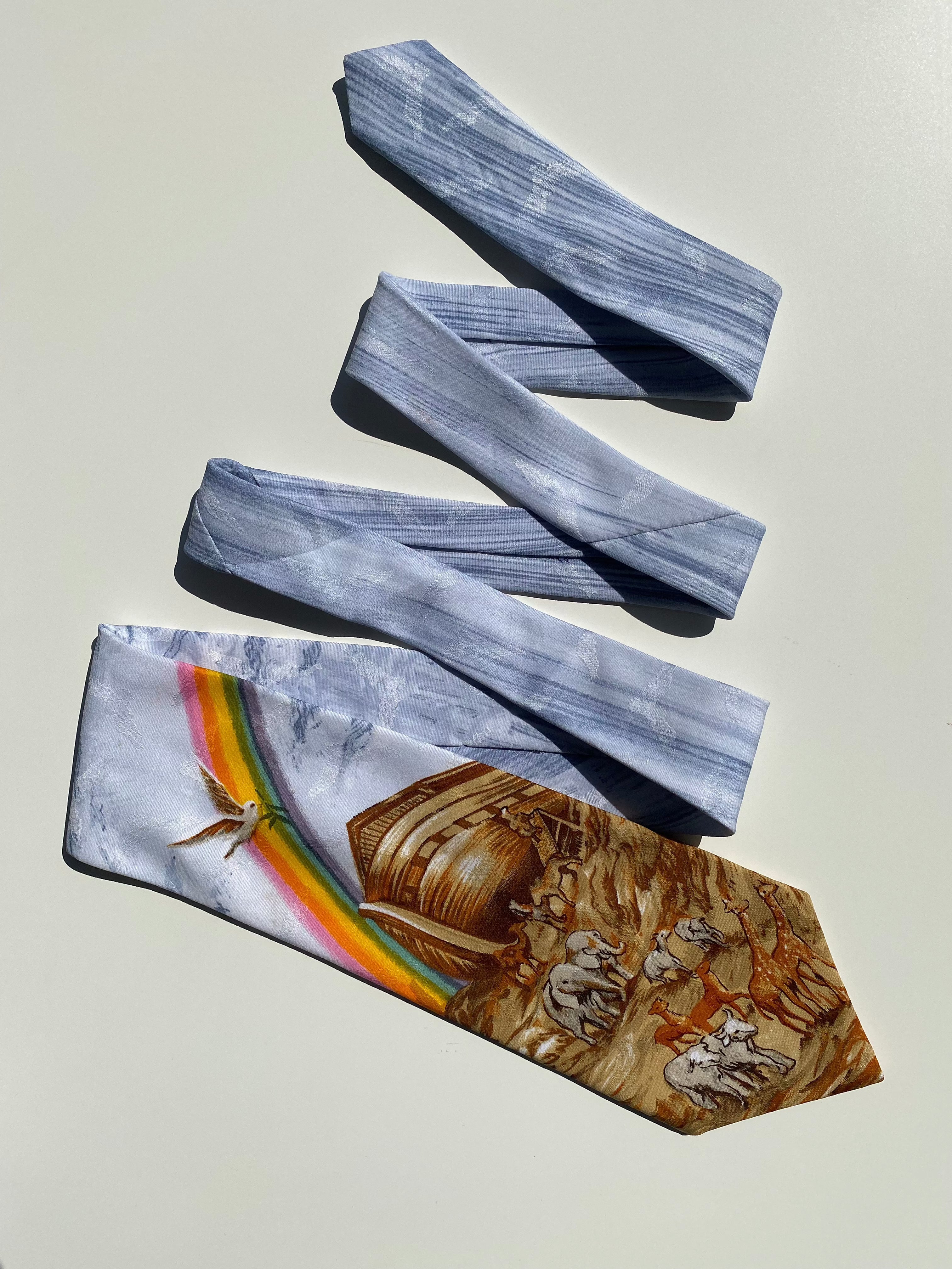 Vintage Eagles Wings Graphic Tie - Balagan Vintage Ties crazy print, graphic, graphic ties, printed ties, tie, vintage, vintage ties