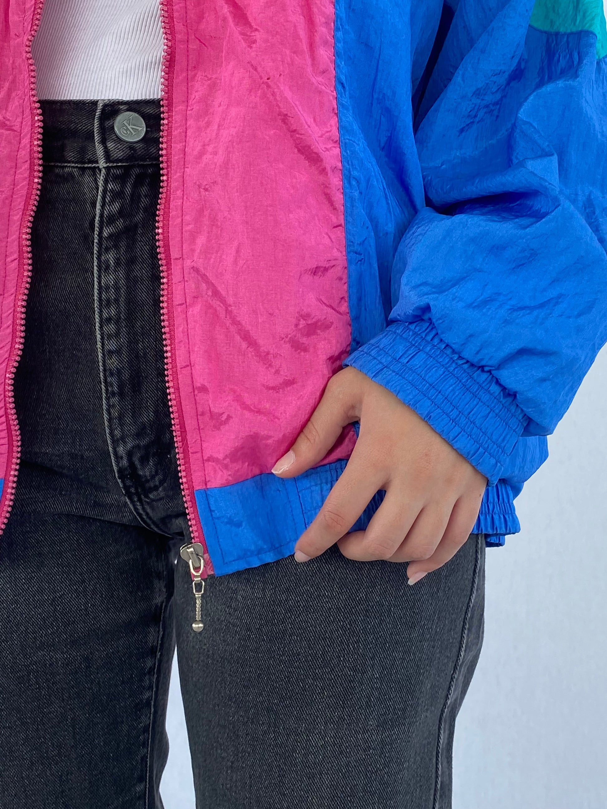 Vintage First Run Windbreaker Jacket - Balagan Vintage Windbreaker Jacket 00s, 80s, 90s, Coats&Jackets, outerwear, oversized, unisex, vintage, vintage windbreaker, windbreaker, windbreaker jacket, women, Women's Windbreaker Jackets