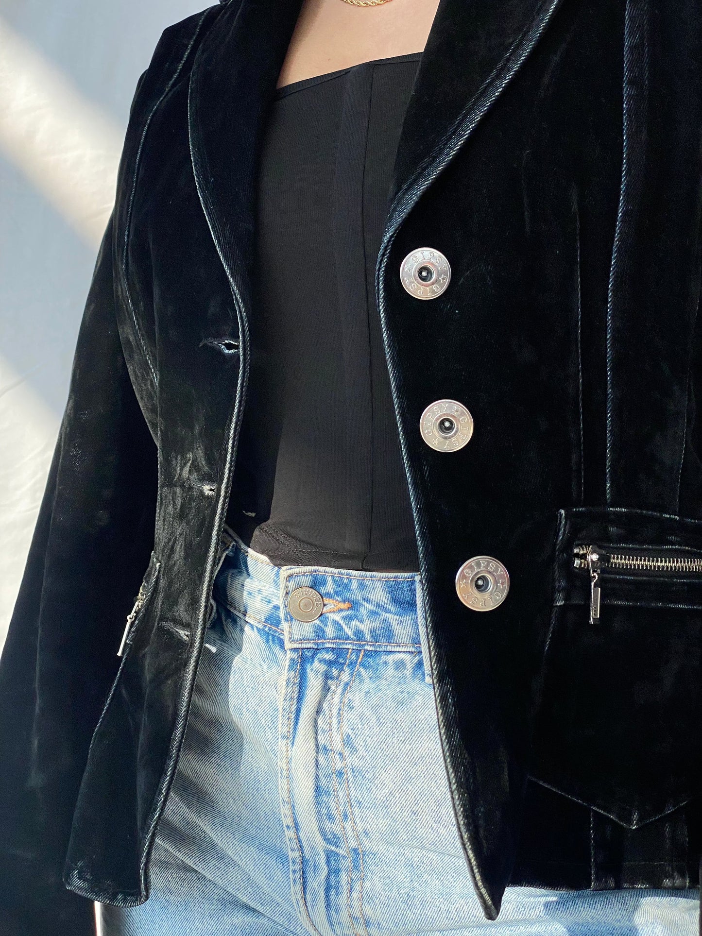 Vintage Gipsy Blazer - Balagan Vintage Blazer 90s, blazer, Coats&Jackets, outerwear, vintage, Women's Blazers