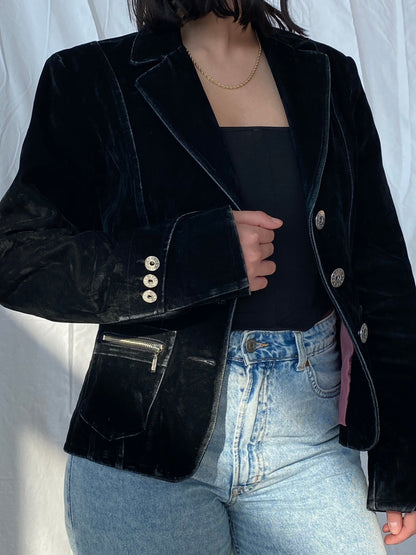 Vintage Gipsy Blazer - Balagan Vintage Blazer 90s, blazer, Coats&Jackets, outerwear, vintage, Women's Blazers