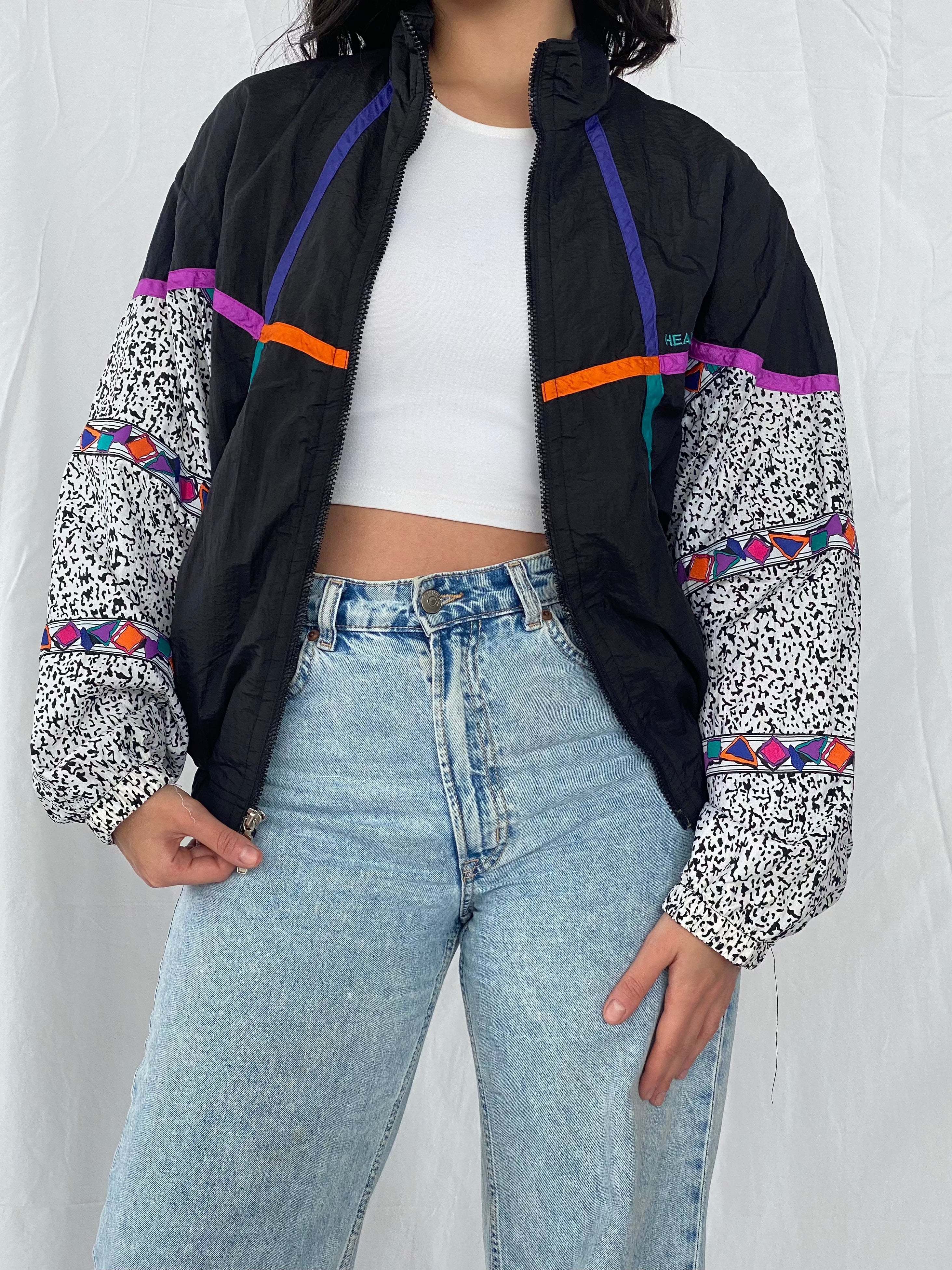 Vintage HEAD Sports Wear Windbreaker Jacket - Balagan Vintage Windbreaker Jacket 90s, nylon, outerwear, vintage, windbreaker, windbreaker jacket