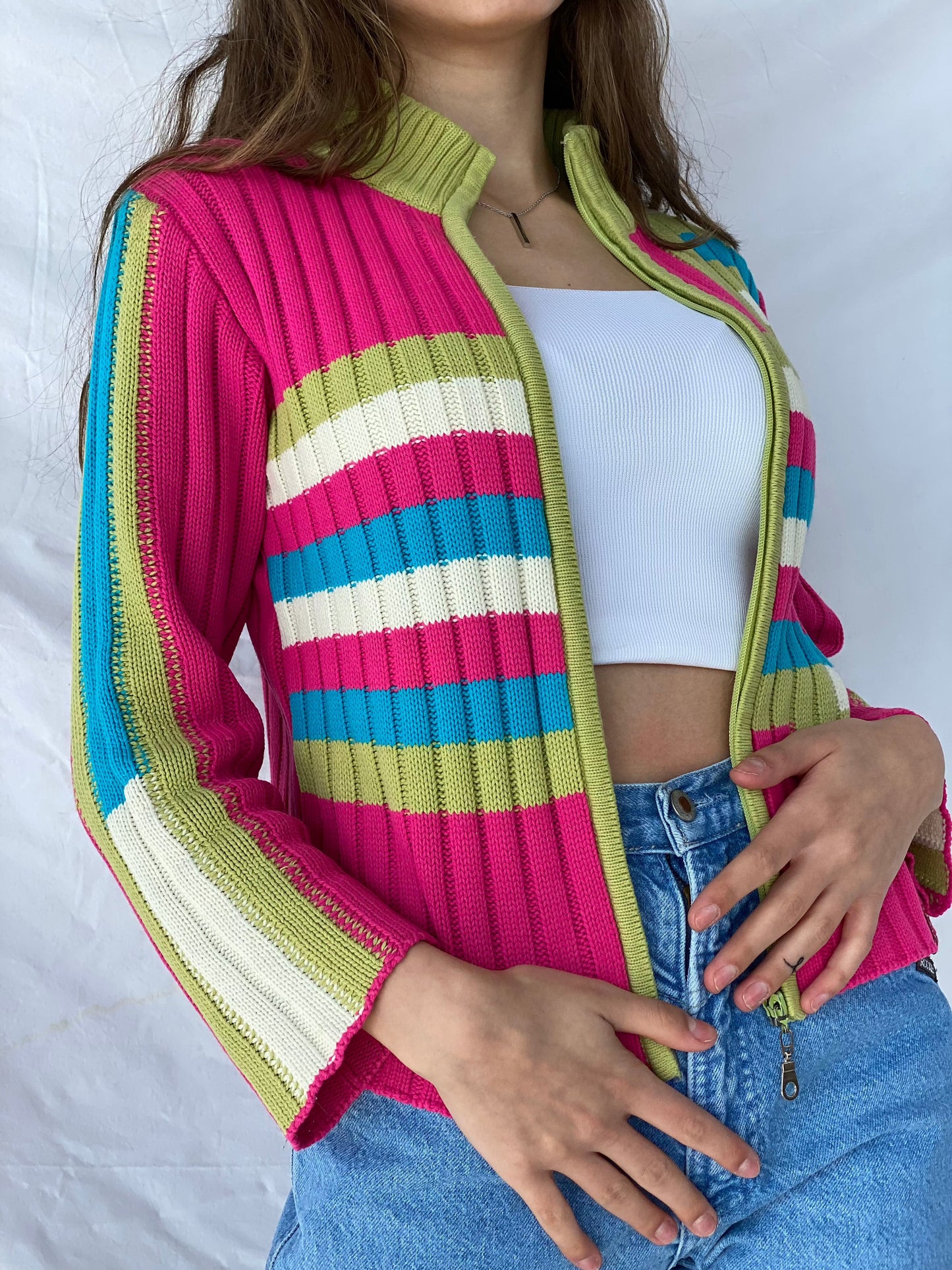 Vintage Miss Sixty Knitted Cardigan - Balagan Vintage Cardigan cardigan, knitted cardigan, miss sixty