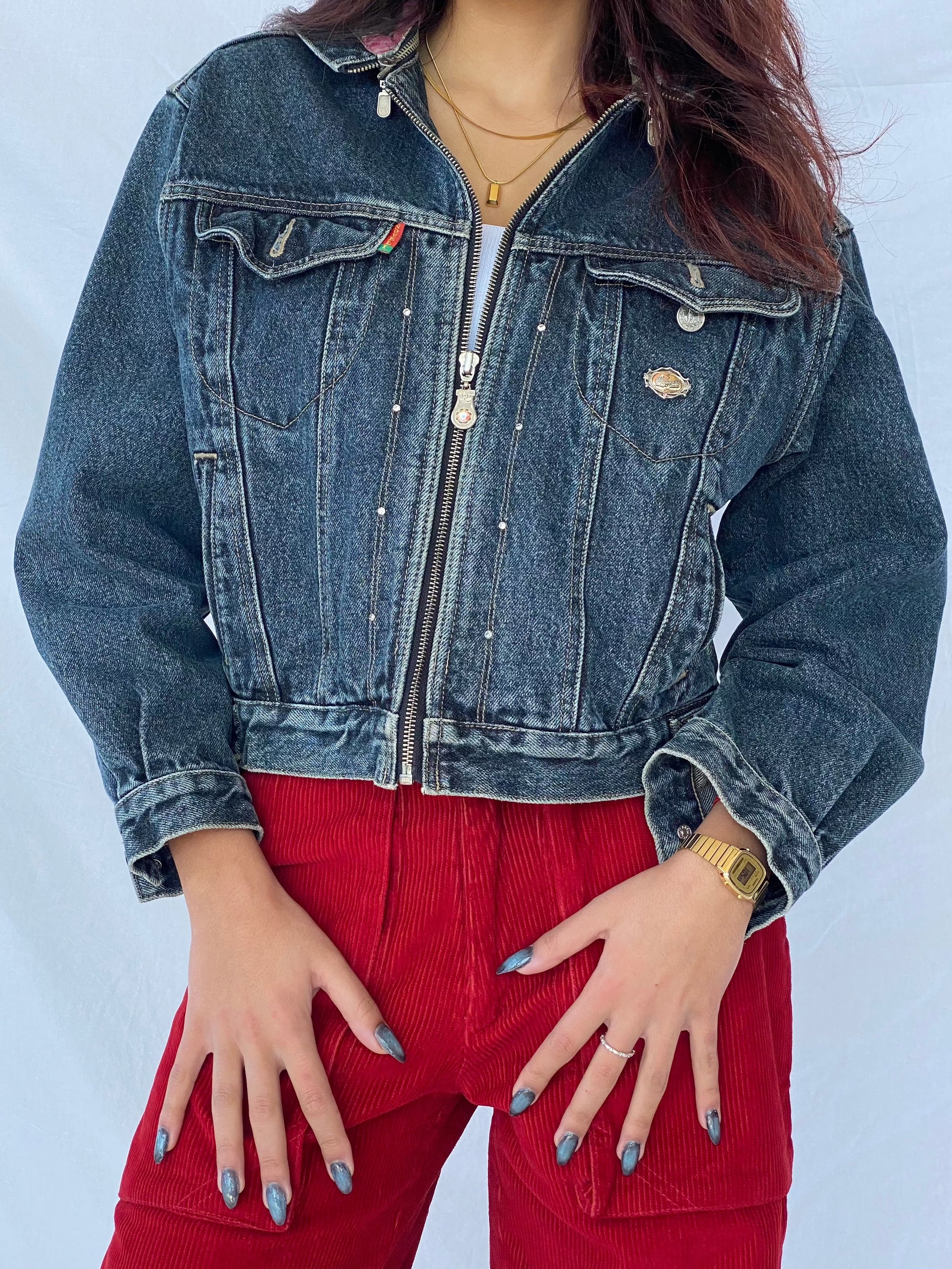 Vintage Noveli Denim Jacket - Balagan Vintage Denim Jacket 90s, denim, outerwear, vintage