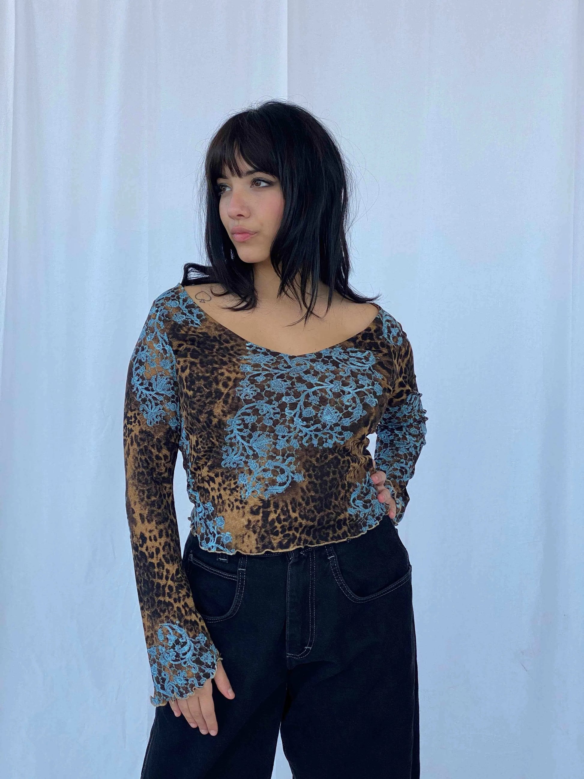 Vintage Penny Silvian Mesh Top - Balagan Vintage Mesh Top 90s, mesh, mesh top