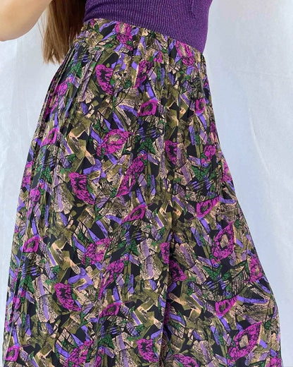 Vintage Printed Bermuda Shorts - Balagan Vintage Shorts Bermuda Shorts, Deals, printed shorts, shorts, vintage shorts