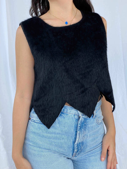 Vintage QBM Fashion Top - Balagan Vintage Sleeveless Top Batoul, cropped, Deals, sleeveless top