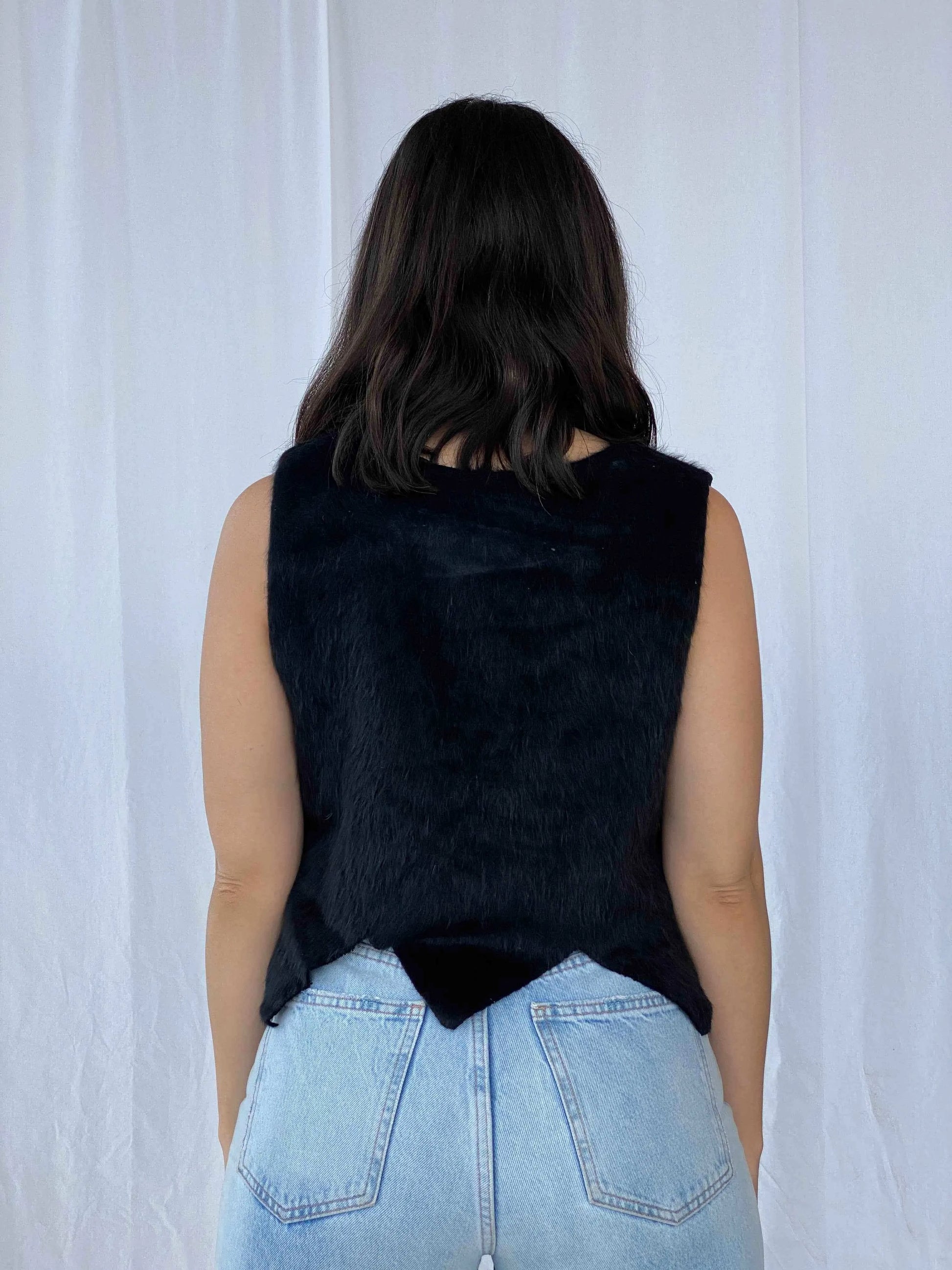 Vintage QBM Fashion Top - Balagan Vintage Sleeveless Top Batoul, cropped, Deals, sleeveless top