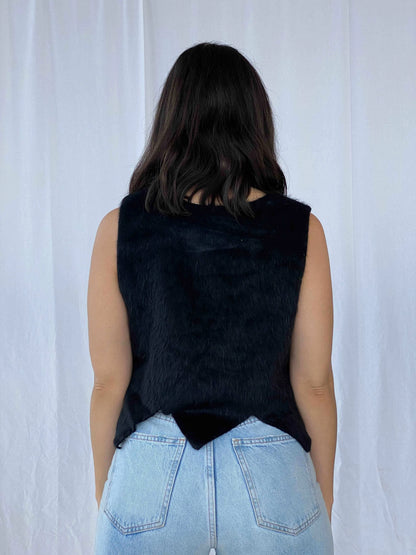 Vintage QBM Fashion Top - Balagan Vintage Sleeveless Top Batoul, cropped, Deals, sleeveless top