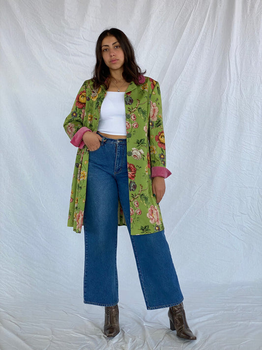 Vintage RIANI Light Coat - Balagan Vintage Coat 90s, coat, floral print, outerwear, vintage, vintage coat