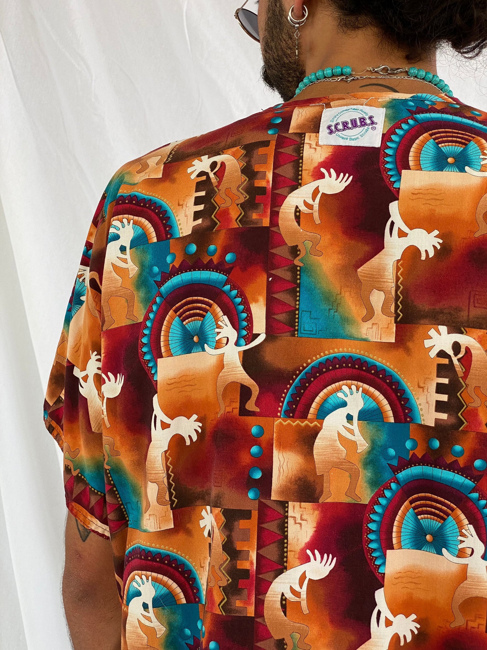 Vintage S.C.R.U.B.S. Scrub Top - Balagan Vintage Scrub Afro print, crazy print, Deals, retro, Scrub, vintage