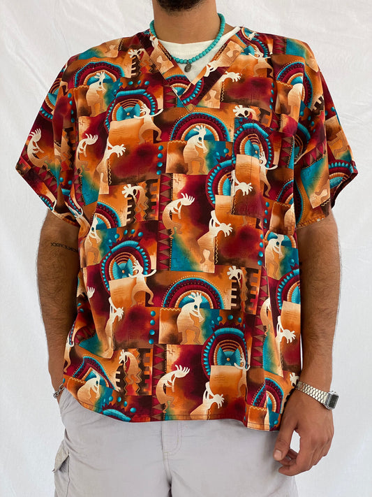 Vintage S.C.R.U.B.S. Scrub Top - Balagan Vintage Scrub Afro print, crazy print, Deals, retro, Scrub, vintage