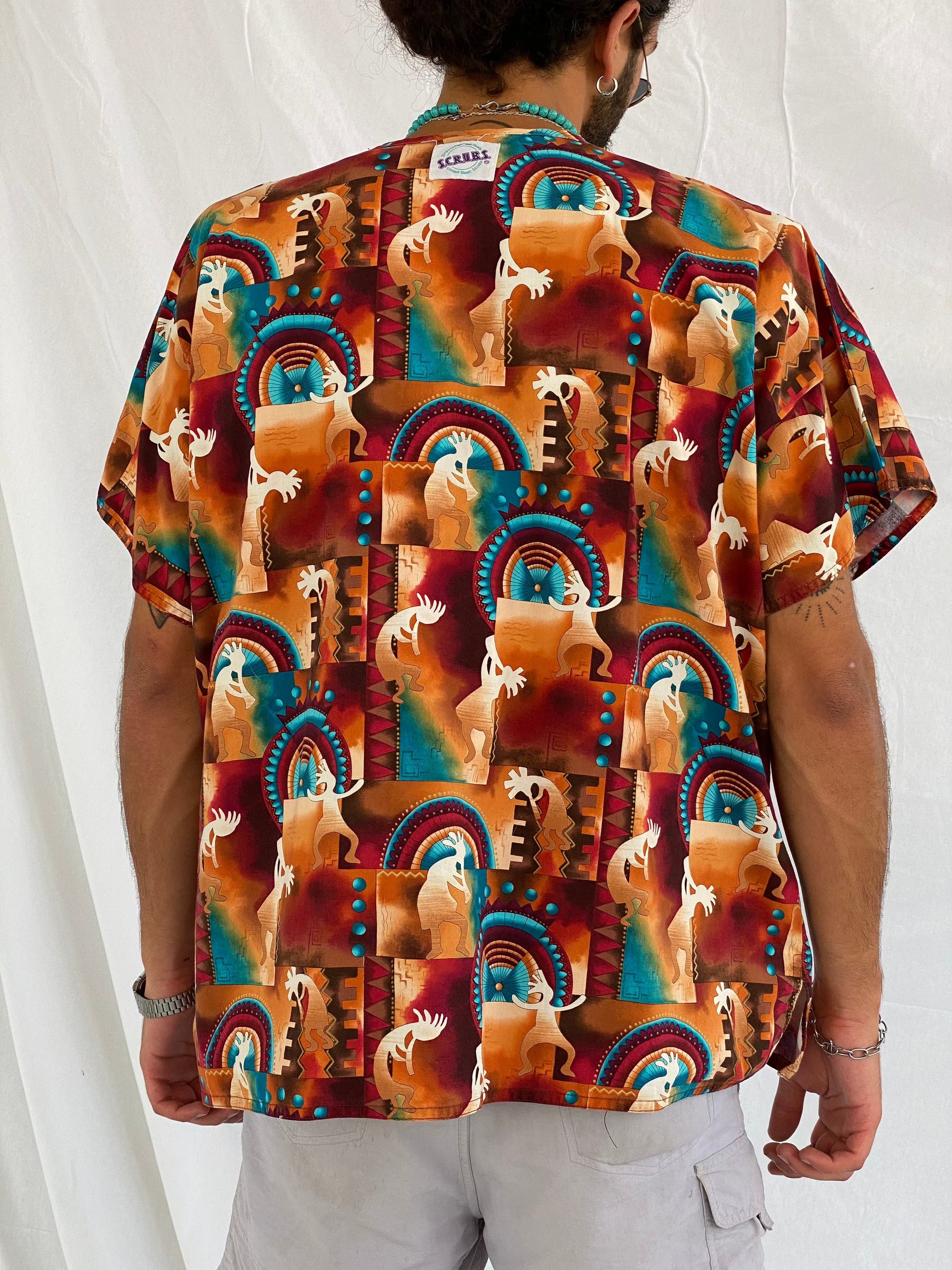 Vintage S.C.R.U.B.S. Scrub Top - Balagan Vintage Scrub Afro print, crazy print, Deals, retro, Scrub, vintage