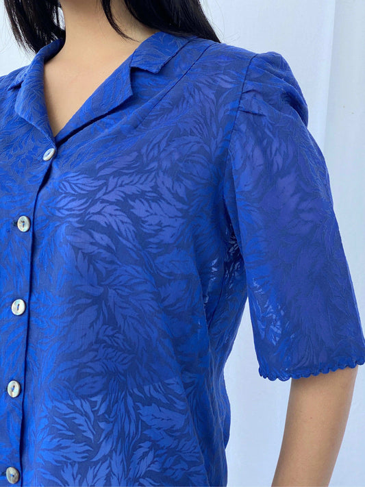Vintage Sheer Shirt - Balagan Vintage Sheer Shirt 90s, Deals, half sleeve shirt, sheer shirt