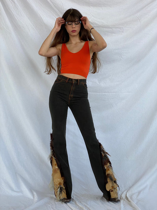 Vintage Statement Handmade jeans - Balagan Vintage Jeans 90s, handmade, jeans, outerwear, statement, vintage, women