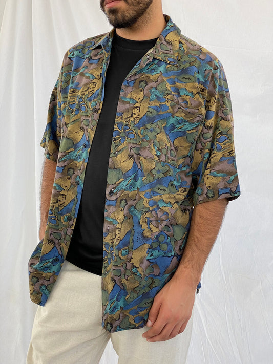 Vintage TRIUMPH Shirt - Balagan Vintage Half Sleeve Shirt 00s, 90s, half sleeve shirt, streetwear, summer, summer prints, vintage, vintage prints