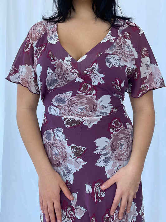 Vintage Y2K Bhs Dress - L - Balagan Vintage Midi Dress 00s, Deals, dress, maxi dress, Wedding Guest