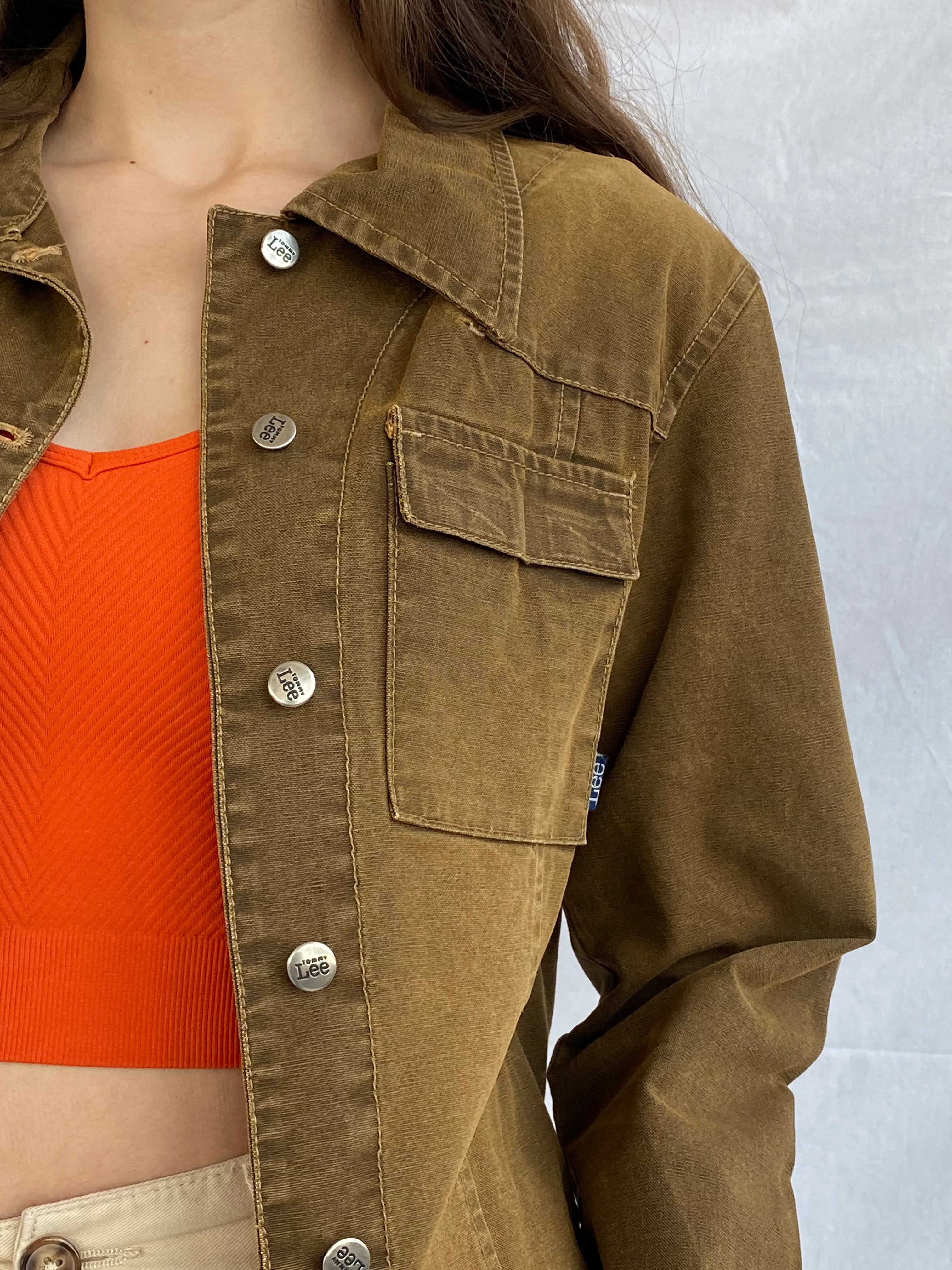 Vintage Y2K Lee Denim Jacket - Balagan Vintage Denim Jacket 80s, 90s, denim, lee, lee jacket, outerwear, reworked vintage, vintage jacket, vintage lee, women, Y2K