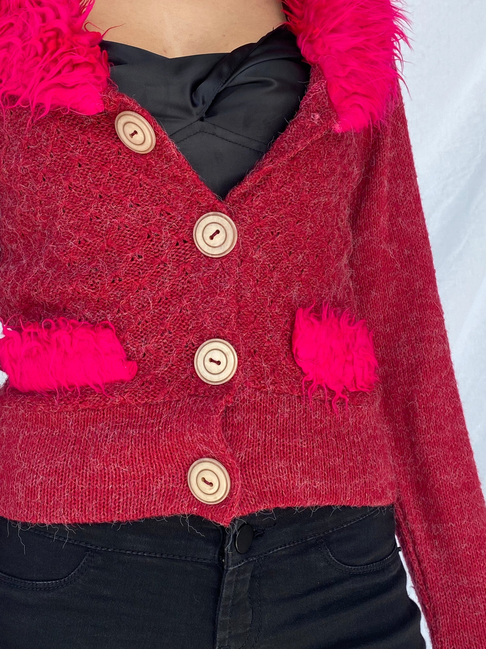 Y2K Trikolik Cardigan - Balagan Vintage Cardigan 00s, 90s, cardigan, outerwear, vintage