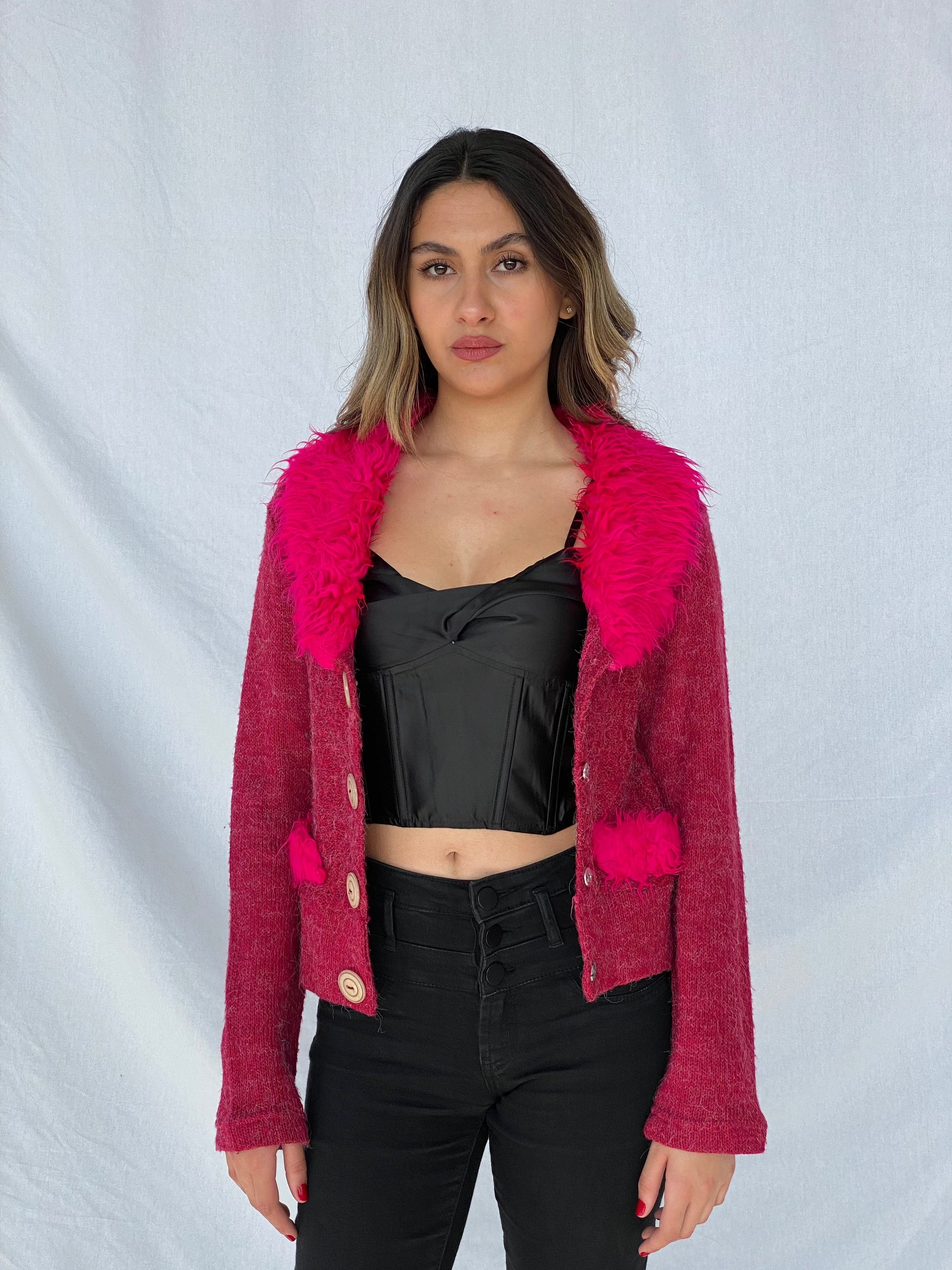 Y2K Trikolik Cardigan - Balagan Vintage Cardigan 00s, 90s, cardigan, outerwear, vintage