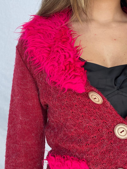 Y2K Trikolik Cardigan - Balagan Vintage Cardigan 00s, 90s, cardigan, outerwear, vintage