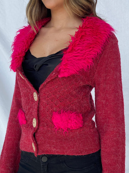 Y2K Trikolik Cardigan - Balagan Vintage Cardigan 00s, 90s, cardigan, outerwear, vintage